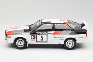 Audi Quattro #5 H. Mikkola / A. Hertz 1000 Lakes Rally 1982 IXO 1:18 18RMC094B Metall – Bild 3 von 6
