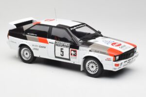 Audi Quattro #5 H. Mikkola / A. Hertz 1000 Lakes Rally 1982 IXO 1:18 18RMC094B Metall – Bild 4 von 6