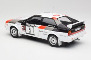 Audi Quattro #5 H. Mikkola / A. Hertz 1000 Lakes Rally 1982 IXO 1:18 18RMC094B Metall – Bild 5 von 6