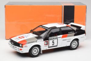 Audi Quattro #5 H. Mikkola / A. Hertz 1000 Lakes Rally 1982 IXO 1:18 18RMC094B Metall – Bild 6 von 6