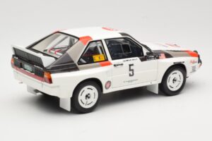 Audi Quattro Sport S1 #5 J. Buffum / N. Wilson Olympus Rally 1986 Otto 1:18 OT1159 Resin – Bild 2 von 6