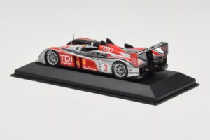 Audi R10 TDI LMP1 #3 L. Luhr / A. Premat / M. Rockenfeller 24 Hours of Le Mans 2008 Minichamps 1:43 400089903 Metall – Bild 3 von 4