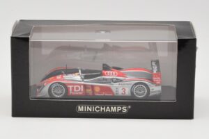 Audi R10 TDI LMP1 #3 L. Luhr / A. Premat / M. Rockenfeller 24 Hours of Le Mans 2008 Minichamps 1:43 400089903 Metall – Bild 4 von 4
