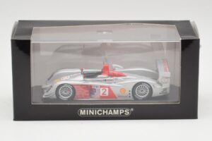 Audi R10 TDI #2 R. Capello / A. McNish Minichamps 1:43 AUDI002 Metall – Bild 4 von 4