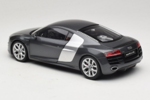 Audi R8 5.2 FSI Quattro Daytona Grey Kyosho 1:18 09216DG Metall – Bild 6 von 7