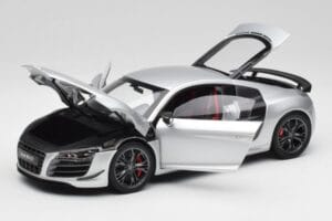 Audi R8 GT Type 42 Ice Silber Metallic Kyosho 1:18 09218IS Metall – Bild 2 von 8