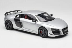 Audi R8 GT Type 42 Ice Silber Metallic Kyosho 1:18 09218IS Metall – Bild 6 von 8