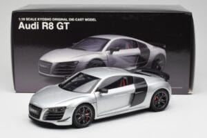Audi R8 GT Type 42 Ice Silber Metallic Kyosho 1:18 09218IS Metall – Bild 8 von 8