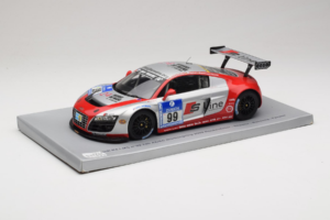 Audi R8 LMS #99 F. Biela / P. Kaffer / M. Fässler / M. Hennerici Phoenix Racing 24 Hours Nürburgring 2009 Spark 1:18 18S041 R – Bild 2 von 6