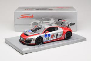 Audi R8 LMS #99 F. Biela / P. Kaffer / M. Fässler / M. Hennerici Phoenix Racing 24 Hours Nürburgring 2009 Spark 1:18 18S041 R – Bild 6 von 6