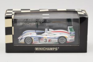Audi R8 LMP1 #3 J. Lehto / M. Werner / T. Kristensen 24 Hours of Le Mans Winner 2005 Minichamps 1:43 400051303 Metall – Bild 4 von 4