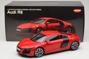 Audi R8 Rot Kyosho 1:18 09213R Metall – Bild 8 von 8