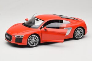 Audi R8 V10 Rot Welly 1:18 18052W Metall – Bild 2 von 8