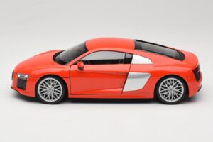 Audi R8 V10 Rot Welly 1:18 18052W Metall – Bild 4 von 8