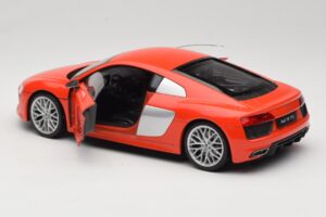 Audi R8 V10 Rot Welly 1:18 18052W Metall – Bild 5 von 8