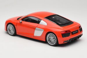 Audi R8 V10 Rot Welly 1:18 18052W Metall – Bild 7 von 8