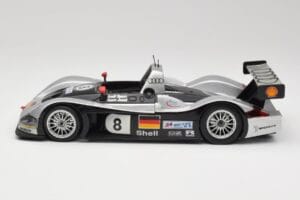 Audi R8R LMP #8 F. Biela / E. Pirro / D. Theys 24 Hours of Le Mans 1999 Maisto 1:18 538881 Metall – Bild 4 von 8