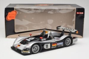 Audi R8R LMP #8 F. Biela / E. Pirro / D. Theys 24 Hours of Le Mans 1999 Maisto 1:18 538881 Metall – Bild 8 von 8