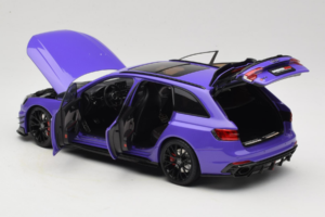 Audi RS4 B9 Avant Darwin Pro Lila Kilo Works 1:18 KLW002301 Metall – Bild 5 von 8