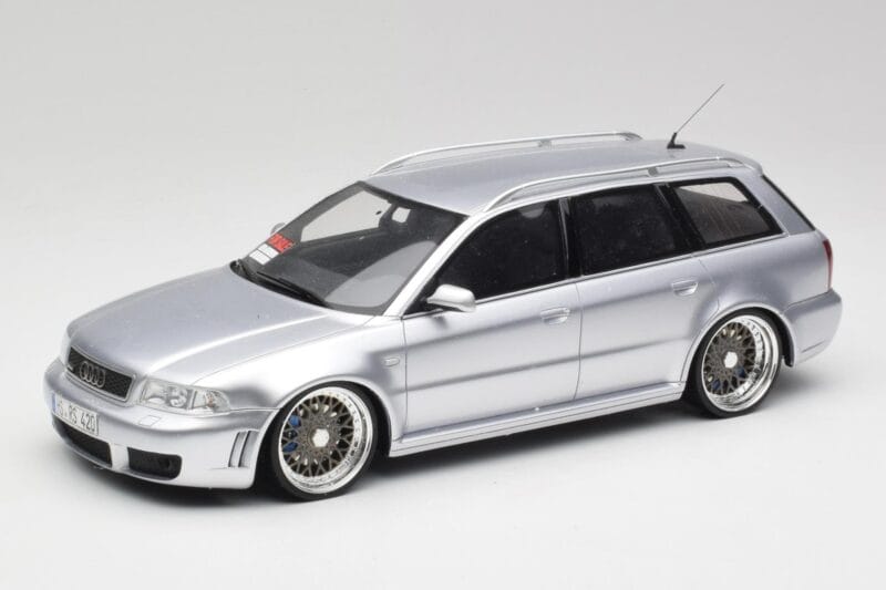 Audi RS4 B5 Avant Silber Custom Wheels Otto 1:18 OT521 Resin