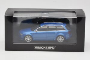 Audi RS4 B7 Avant Blue Metallic Minichamps 1:43 AUDI010 Metall – Bild 4 von 4