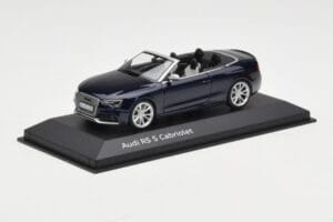 Audi RS5 B8 Cabriolet Estoril Blue Minichamps 1:43 5011215313 Metall – Bild 2 von 4