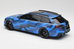 Audi RS6 C7 Avant GMK Blau & Schwarz GT Spirit 1:18 GT799 Resin – Bild 5 von 6
