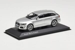 Audi RS6 C7 Avant Prisma Silver Minichamps 1:43 5011216213 Metall – Bild 2 von 4