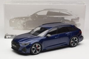 Audi RS6 C8 Avant Blue Metallic Minichamps 1:18 155018011 Metall – Bild 6 von 6