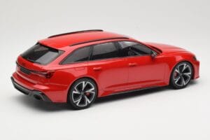 Audi RS6 C8 Avant Red Metallic Minichamps 1:18 155018010 Metall – Bild 2 von 6