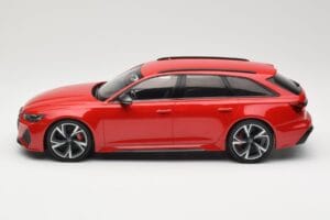 Audi RS6 C8 Avant Red Metallic Minichamps 1:18 155018010 Metall – Bild 3 von 6
