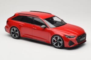 Audi RS6 C8 Avant Red Metallic Minichamps 1:18 155018010 Metall – Bild 4 von 6