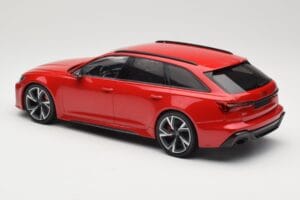 Audi RS6 C8 Avant Red Metallic Minichamps 1:18 155018010 Metall – Bild 5 von 6