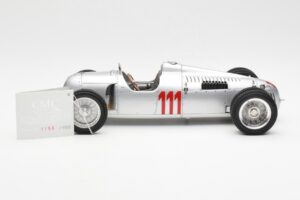 Auto Union Type C #111 H. Stuck Schauinsland Hillclimb Germany 1937 CMC 1:18 M-162 Metall – Bild 3 von 6