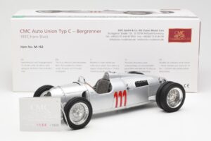 Auto Union Type C #111 H. Stuck Schauinsland Hillclimb Germany 1937 CMC 1:18 M-162 Metall – Bild 6 von 6