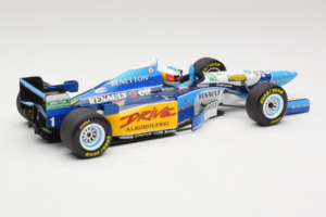 Benetton B195 Renault #1 M. Schumacher Benetton Formula French Grand Prix Winner 1995 Minichamps 1:18 100950001 Metall – Bild 2 von 7