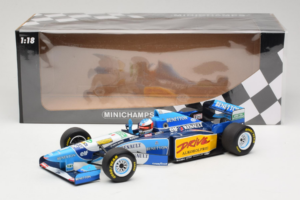 Benetton B195 Renault #1 M. Schumacher Benetton Formula French Grand Prix Winner 1995 Minichamps 1:18 100950001 Metall – Bild 7 von 7
