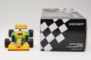Benetton Ford B193B #5 R. Patrese 3rd Place British GP 1993 Minichamps 1:18 110930906 Metall – Bild 6 von 6