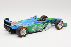 Benetton Ford B194 #5 M. Schumacher Demonstration Run Belgian GP 2017 Minichamps 1:18 510941705 Metall – Bild 2 von 6