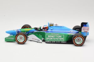 Benetton Ford B194 #5 M. Schumacher Demonstration Run Belgian GP 2017 Minichamps 1:18 510941705 Metall – Bild 3 von 6