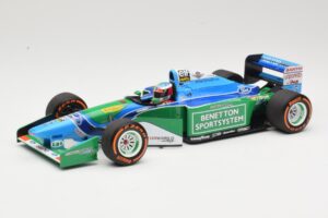 Benetton Ford B194 #5 M. Schumacher Demonstration Run Belgian GP 2017 Minichamps 1:18 510941705 Metall