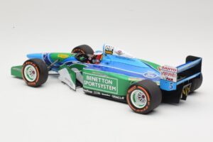 Benetton Ford B194 #5 M. Schumacher Demonstration Run Belgian GP 2017 Minichamps 1:18 510941705 Metall – Bild 5 von 6