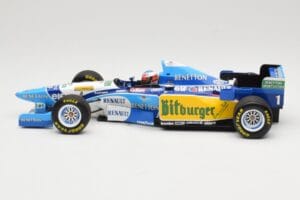Benetton Renault B195 #1 M. Schumacher Winner German GP 1995 Minichamps 1:18 510952701 Metall – Bild 3 von 6