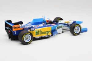 Benetton Renault B195 #1 M. Schumacher Winner Monaco GP 1995 Minichamps 1:18 510952301 Metall – Bild 2 von 6