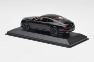 Bentley Continental GT Schwarz Mit Schwarzen Felgen Minichamps 1:43 BENTLEY002 Metall – Bild 3 von 4
