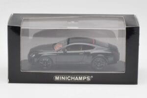 Bentley Continental GT Schwarz Mit Schwarzen Felgen Minichamps 1:43 BENTLEY002 Metall – Bild 4 von 4