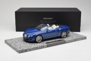 Bentley Continental GT Speed Cabriolet Blau Minichamps 1:18 107139331 Metall – Bild 6 von 6