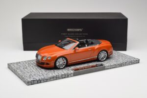 Bentley Continental GT Speed Cabriolet Orange Metallic Minichamps 1:18 107139430 Metall – Bild 6 von 6