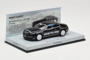 Bentley Continental GT World Record Car on Ice Schwarz Minichamps 1:43 436139026-O Metall – Bild 2 von 4