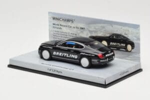 Bentley Continental GT World Record Car on Ice Schwarz Minichamps 1:43 436139026-O Metall – Bild 3 von 4
